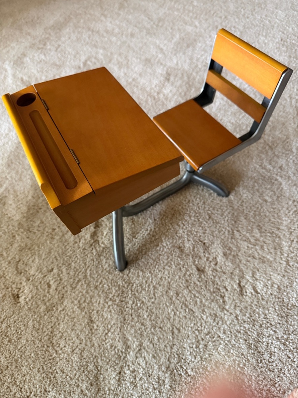 American Girl school desk and chair